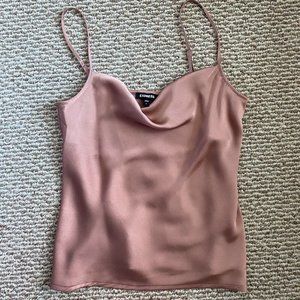 Express Cowl-Neck Tank Top